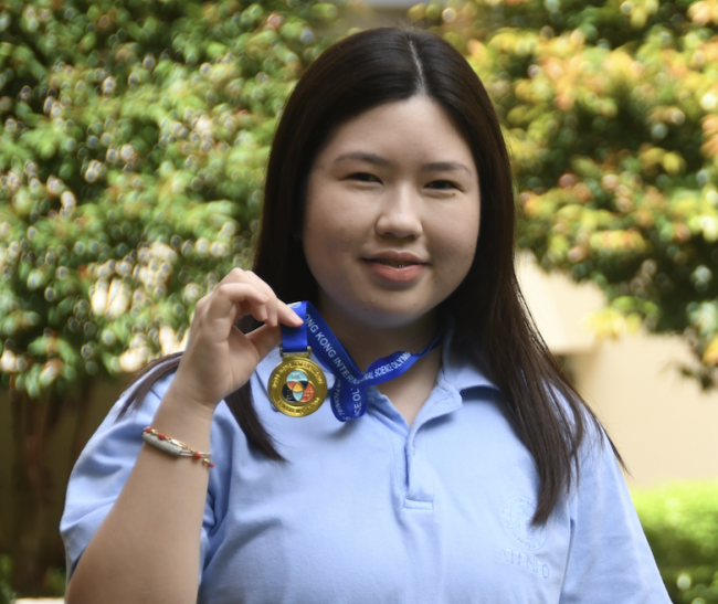 HKISO heat round gold medalist Sam Dionisio 