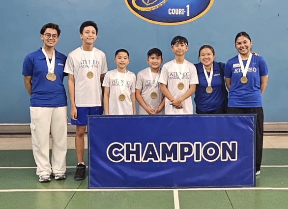 From left: Tyke Arias, Max Babst, Noah Callanta, Clei Cross Marquez, Jared Ong, Kristina Tan, Feeby Ferrer