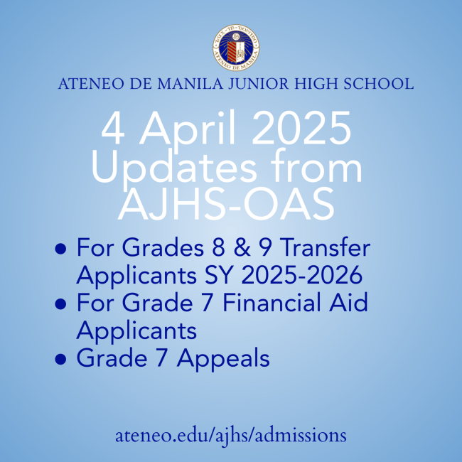 4 April 2025 Updates from AJHS-OAS 