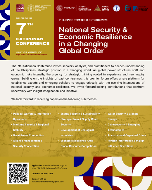 CALL FOR PAPERS: 7th Katipunan Conference