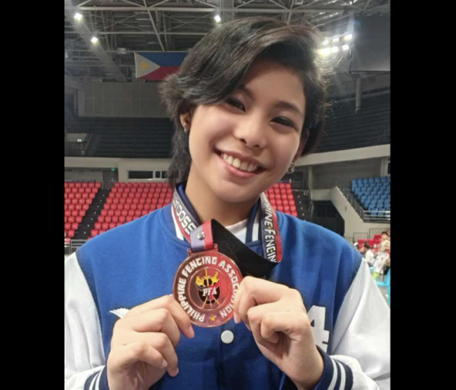 Bronze medalist Hannah Belarmino