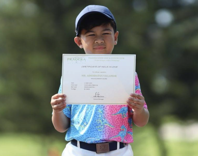 Datu Villamor hole-in-one golfer 