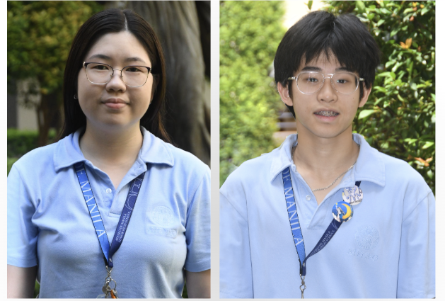 WMI gold medalists Sam Dionisio (left) and Nathan Neria 