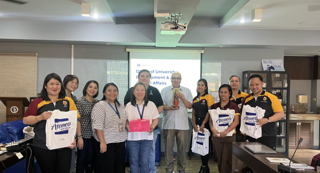 Ateneo de Manila University Office of University Development & Alumni Affairs and University of Perpetual Help System DALTA – Molino Campus (UPHSDM) Alumni Association hold a benchmarking activity