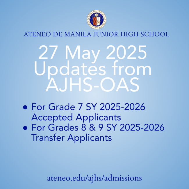 27 May 2025 Updates from AJHS-OAS 