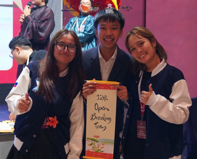 Kai Cabrera, Jesu Manzano, Vi Valera in Hanoi, Vietnam for ASDC 2025