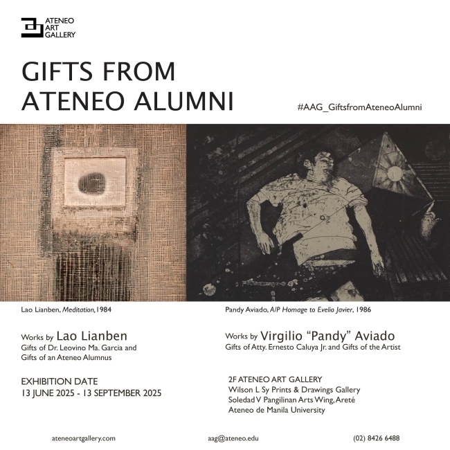 Gifts from Ateneo Alumni Digital Collaterals Square Exhibition Poster