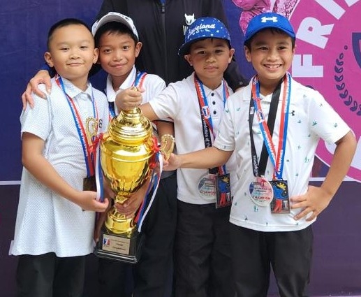 (L-R) Nataniel Ilao, Cody Mercado, Datu Villamor, Rupert Cariño 