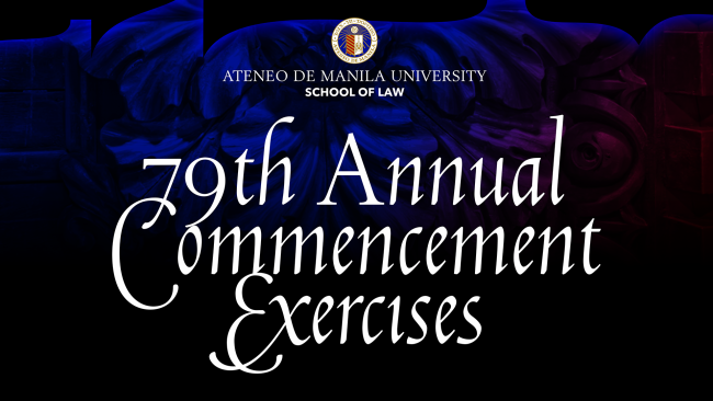 School of Law 79th Annual Commencement Exercises