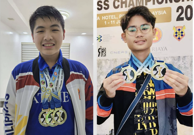 Chess wizards Marc Fua and Arjay Co