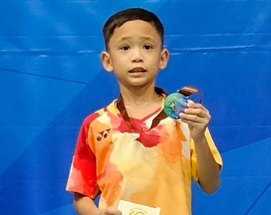 David Callanta bronze medalist for badminton 