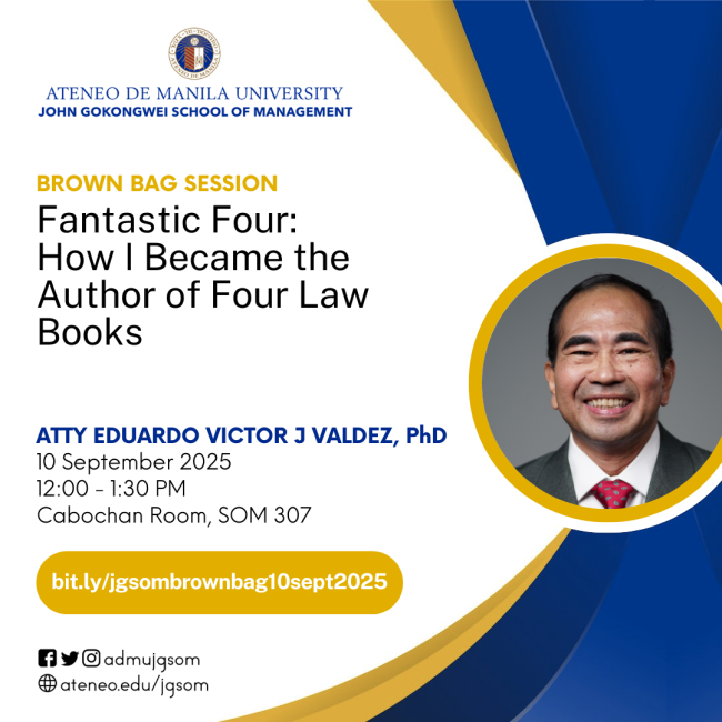 JGSOM Brown Bag Session 20250910