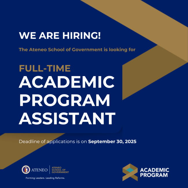 Hiring full-time academic program assistant 