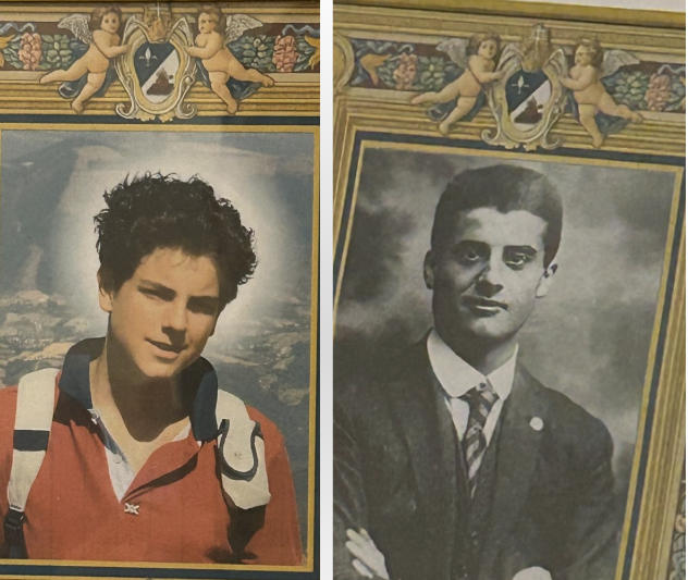 St Carlo Acutis (left) and St Pier Giorgio Frassati 
