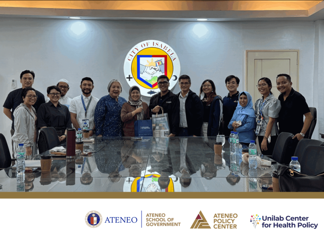 Ateneo Policy Center and Isabela City chart collaborative pathways for sustainable health financing