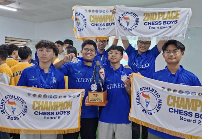 The Blue Eagles are 1st runners-up of JAM 2025 Boys' Chess 