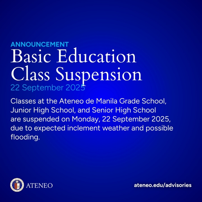 Basic Ed Class Suspension 22 Sept 2025 