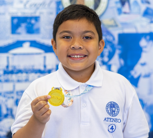 Luc Lopez file photo holding PhIMO Heat Round 2025 gold medal 