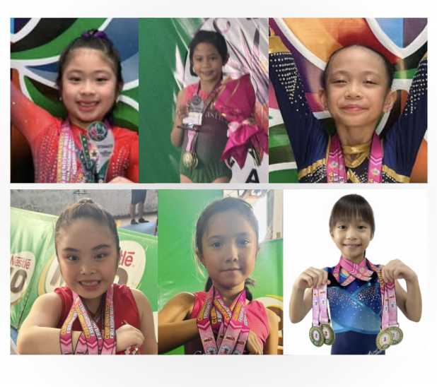 clockwise from top left: Vanellope Alegro, Fuji Tejido, Lora Geli, Summer Zamora, Camilla Laborde, Charlotte Saluta  