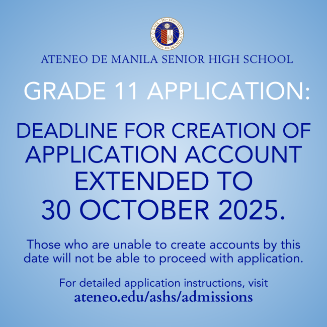 Grade 11 application new deadline 30 October 2025 