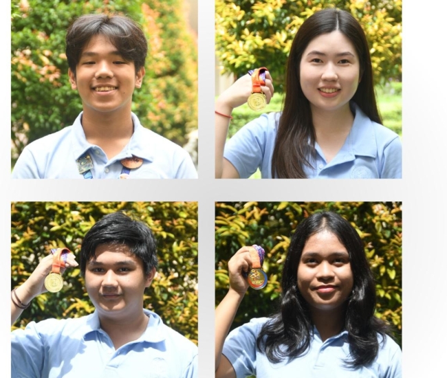 Clockwise from top left: Sean Alvarado, Sam Dionisio, Dia Villafuerte, Junby Layaoen