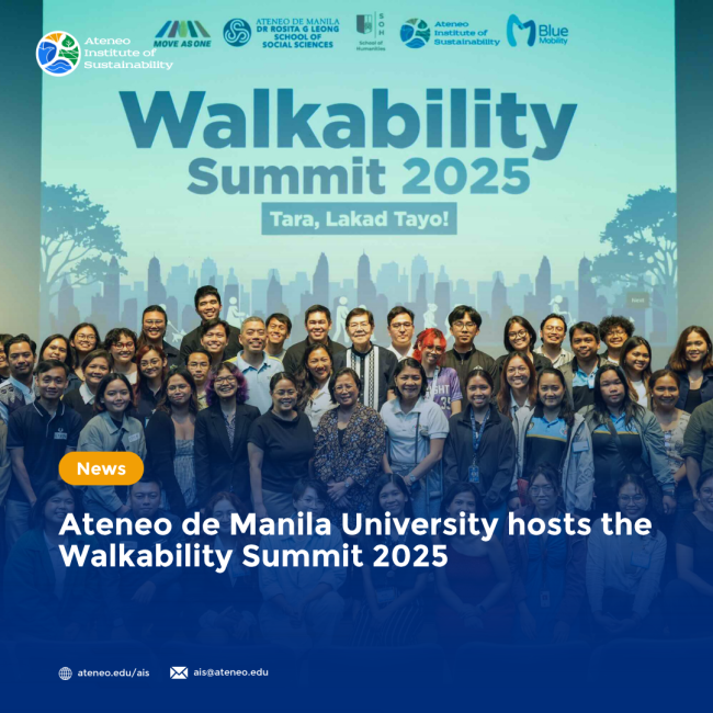 Ateneo de Manila University hosts the Walkability Summit 2025