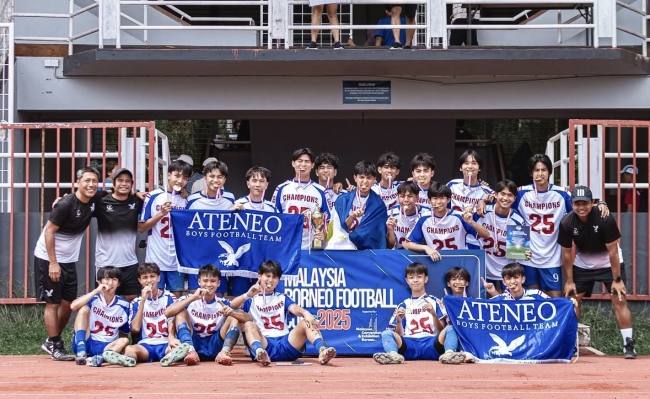 The Ateneo de Manila Blue Eagles are U18 Champions of the Borneo Cup 2025