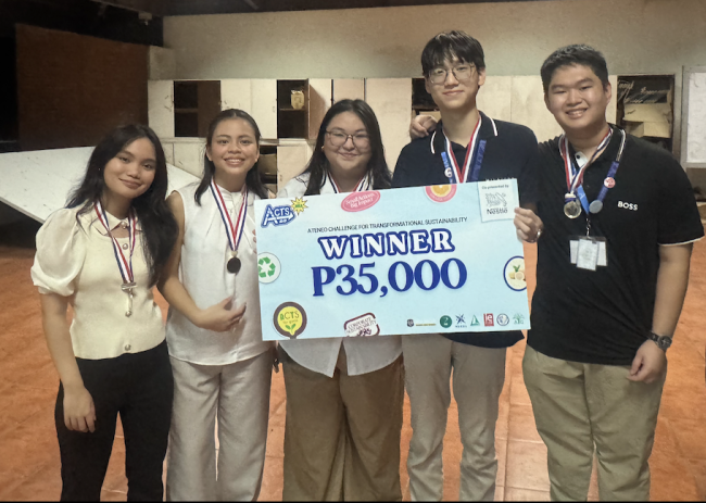 From left: Marie Ruiz, Faye Alas, Yohan David, Keefe Brigado, Jacob Kokseng Jr. of ASHS DaDA