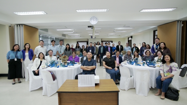 Physician round table discussion attendees from different professional societies, local government units, and national institutions.