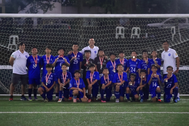 Quezon City Division Meet 2025 Football Champions - AGS Blue Eagles