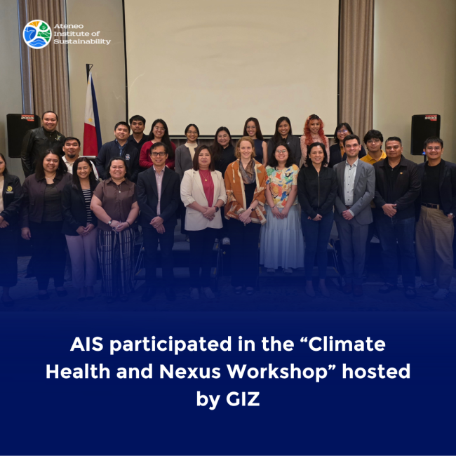AIS Participated in the Climate Health and Nexus Workshop