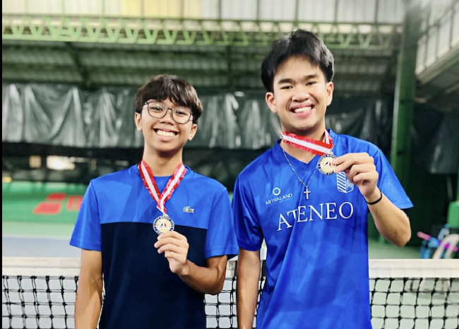 Doubles gold medalists Marcus Dimalaluan & Jaime Reyes  
