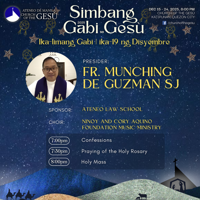 Simbang Gabi sa Gesu 2025