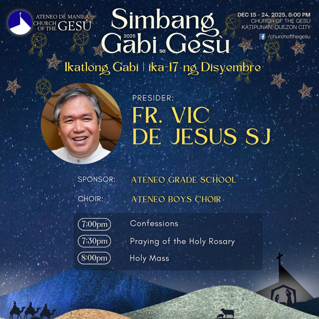 Simbang Gabi sa Gesu 2025