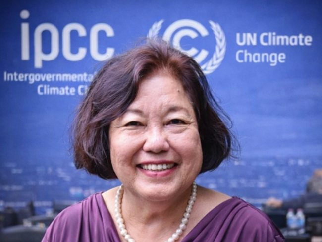 Dr. Emma Porio with IPCC