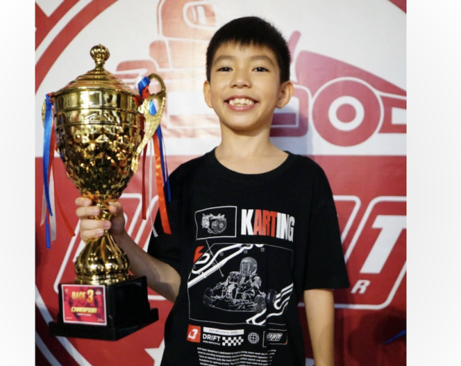 Miguel Bautista, 2025 Cammus Ultimate Driver 3 Cadet Overall Champion 