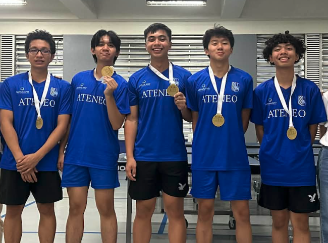 From left: Aston Panlaqui, Gareth Arcedera, Timothy Pachica, Matthew Basco, Rajel Quiming