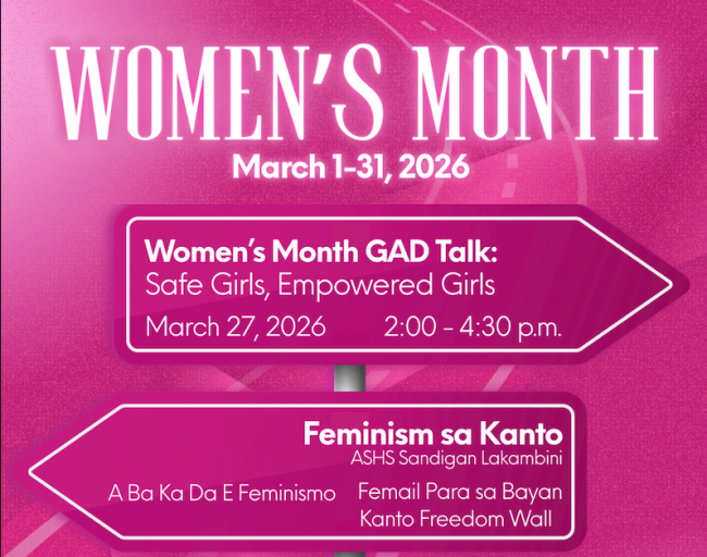 ASHS Women's Month March 2026 