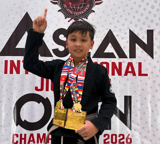 Double gold medalist Ram Geronimo jiu jitsu  